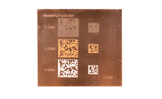 C1100 copper - DataMatrix marking